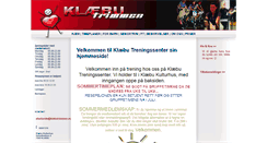 Desktop Screenshot of klabutrimmen.no